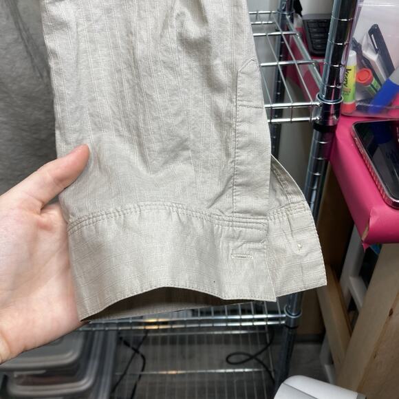 Sigrid Olsen Women's Beige 100% Cotton Button Up Shirt Size 3X Neutral Lagenlook - Picture 10 of 12